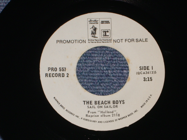 画像1: THE BEACH BOYS - SAIL ON SAILOR  / 1972 US ORIGINAL PROMO ONLY SPECIAL COUPLING 7"Single