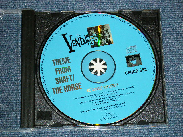 画像: THE VENTURES - THEME FROM SHAFT + THE HORSE ( 2 in 1 : MINT-/MINT )/ 1996  UK& EU Used    CD 