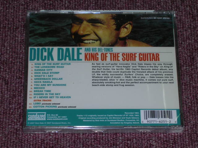 画像: DICK DALE & HIS DEL-TONES - KING OF THE SURF GUITAR/ 2007  US Brand New SEALED NEW CD 