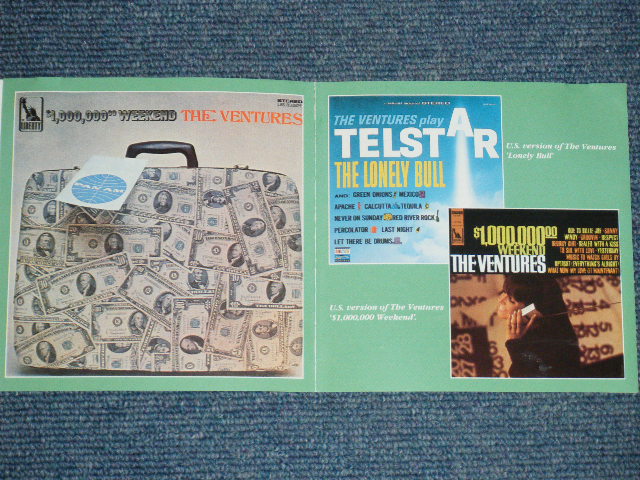 画像: THE VENTURES -  THE LONELY BULL + $1,000,000 WEEKEND  ( 2 in 1 )/ 1997  UK& EU Used  CD 