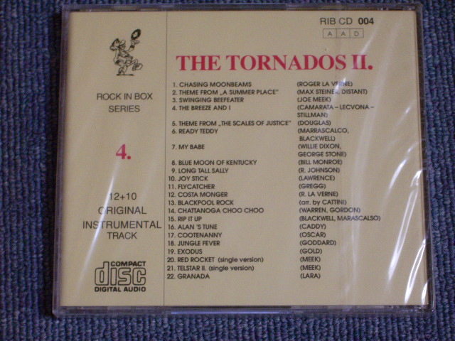 画像: THE TORNADOS - ROCK IN BOX SERIES 4. / 1994?  HUNGARY  SEALED  CD 