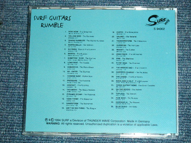 画像: V.A. OMNIBUS - SURF GUITAR RUMBLE / 1994 GERMAN  ORIGINAL Brand New CD 