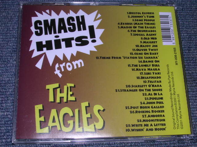 画像: THE EAGLES - SMASH HITS! FROM THE EAGLES ( 60s INST ) / 2001 EU  Brand New  CD-R 