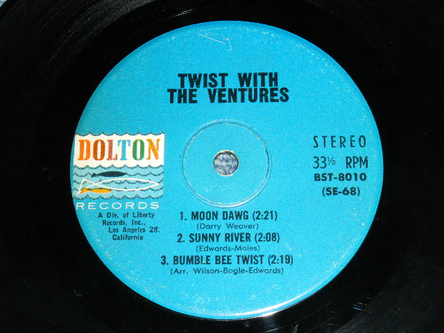 画像: THE VENTURES - TWIST WITH ( NOT Have PS )  / 196 US ORIGINAL 7"EP 