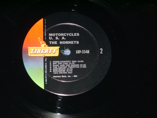 画像: THE HORNETS ( JERRY COLE on GUITAR ) - MOTORCYCLES U.S.A.  ( Ex++/MINT-) / 1963 US ORIGINALMono LP 