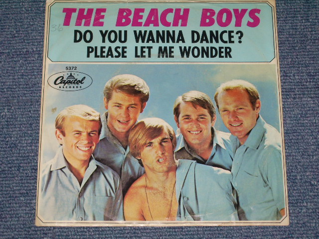 画像1: THE BEACH BOYS - DO YOU WANNA DANCE?  ( STRAIGHT-CUT Cover Ex/VG++ ) / 1965 US ORIGINAL 7" SINGLE With PICTURE SLEEVE 