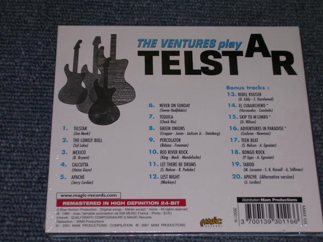 画像: THE VENTURES - PLAY TELSTAR ( ORIGINAL ALBUM + BONUS )  / 2000 FRENCH DI-GI PACK SEALED  CD Out-Of-Print now 