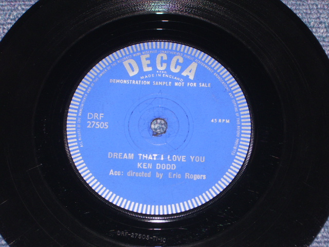 画像: A) THE VENTURES -PERFIDIA / B) KEN DODD - DREAM THAT I LOVE YOU /  1961UK Promo Only Coupling 7" Single