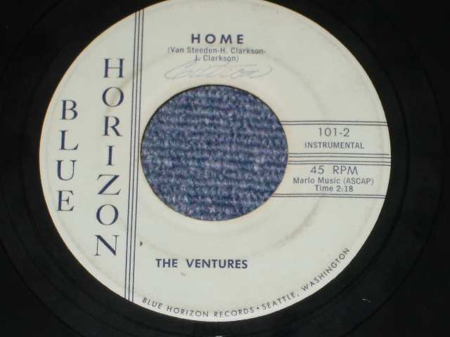 画像: THE VENTURES - WALK-DON'T RUN / HOME With AUTO GRAPHED SIGNED  / 1959 US ORIGINAL 7" SINGLE 