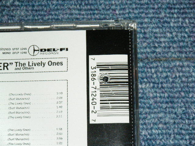 画像: THE LIVELY ONES - SURFIN' SOUTH OF THE BORDER / 1993 US ORIGINAL Brand New BB Hole for CUT OUT CD  