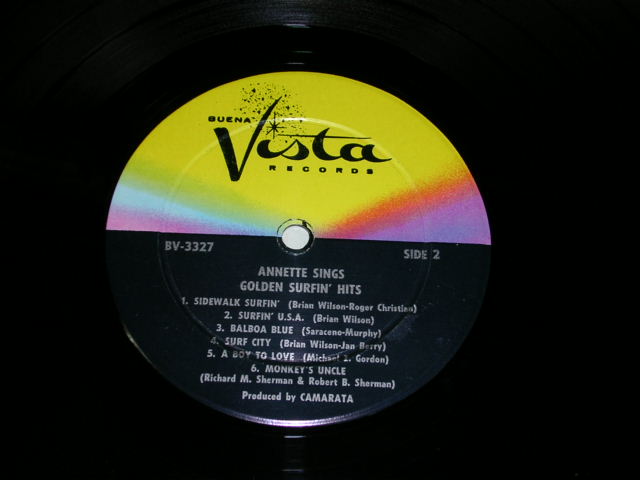 画像: ANNETTE - SINGS GOLDEN SURFIN' HITS   / 1964 US ORIGINAL MONO LP 