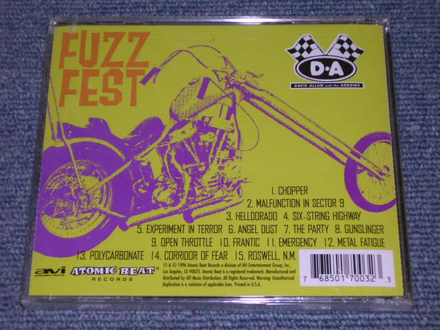 画像: DAVIE ALLAN & THE ARROWS -FUZZ FEST / 1996 US Sealed CD 