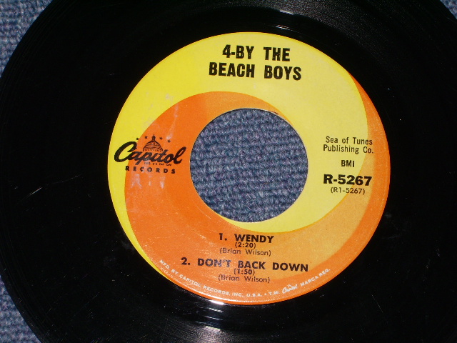 画像: THE BEACH BOYS - FOUR BY THE BEACH BOYS   / 1964 US ORIGINAL 7"33rpm EP With PICTURE SLEEVE