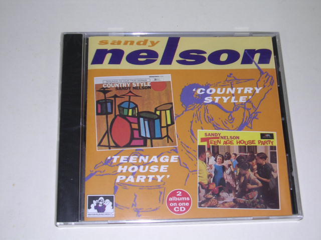 画像1: SANDY NELSON -CUNTRY STYLE + TEENBEAT HOUSE PARTY ( 2 in 1 ) / 1996 UK ORIGINAL SEALED  CD 