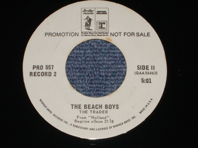 画像: THE BEACH BOYS - SAIL ON SAILOR  / 1972 US ORIGINAL PROMO ONLY SPECIAL COUPLING 7"Single