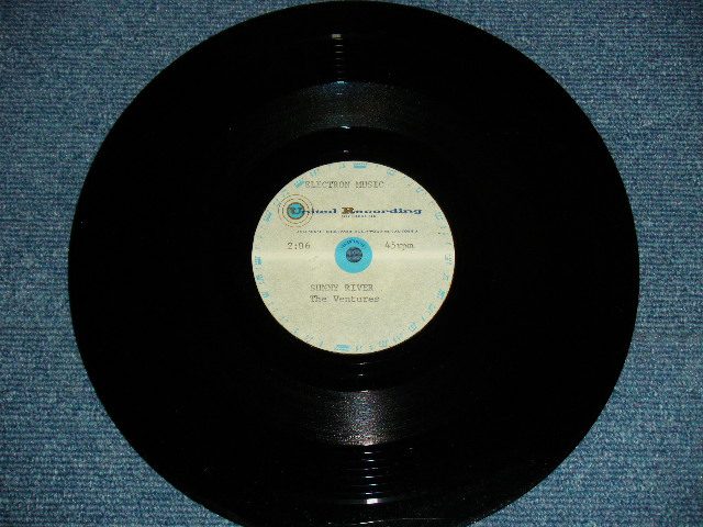 画像: THE VENTURES  - SUNNY RIVER ( DIFFERENT MIX on ALBUM VERSION ) / US ORIGINAL TEST PRESS : ACETATE  10" Single 