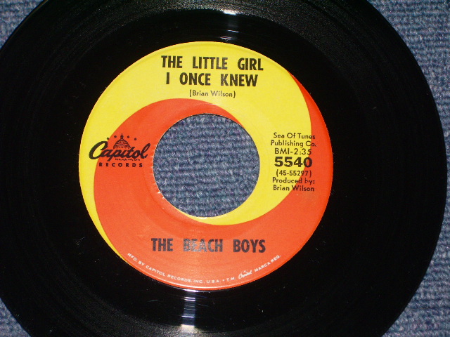 画像: THE BEACH BOYS -THE LITTLE GIRL I ONCE KNEW (  MATRIX  F3#4/G6#3 : Ex/Ex++ ) / 1965 US ORIGINAL 7" SINGLE With PICTURE SLEEVE 