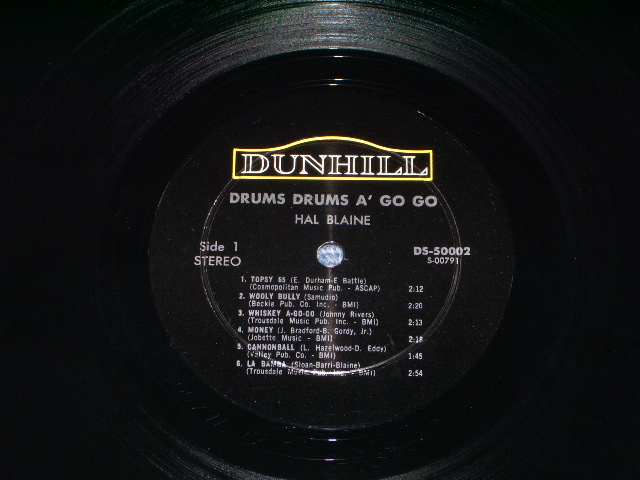 画像: HAL BLAINE - DRUMS! DRUMS! A GO GO  ( Ex+ / MINT) / 1966 US ORIGINAL Stereo  LP 