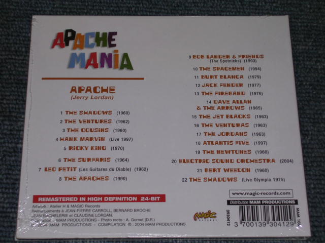 画像: va OMNIBUS - APACHE MANIA ( FRENCH ONLY ALBUM )  / 2004 FRENCH DI-GI PACK SEALED  CD Out-Of-Print now 