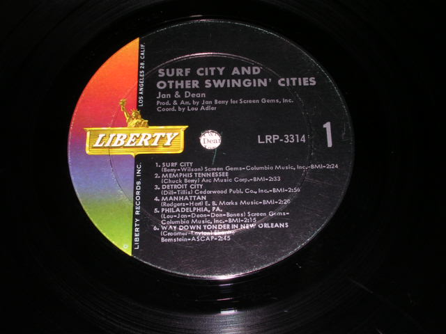 画像: JAN & DEAN - SURF CITY  / 1963 US ORIGINAL MONO LP 