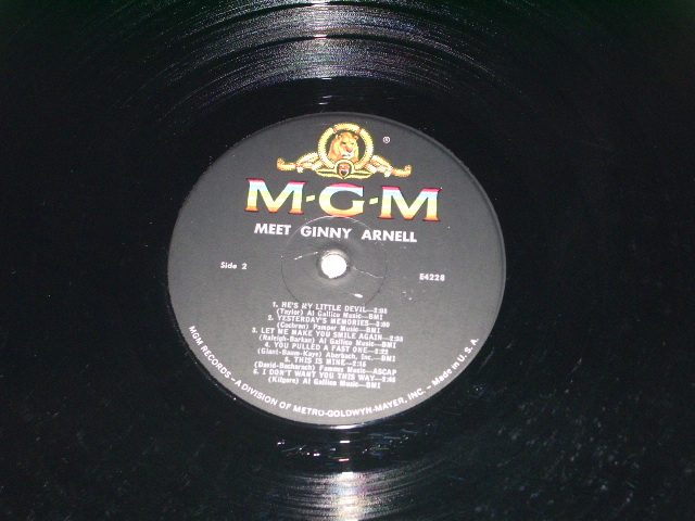 画像: GINNY ARNELL - MEET GINNY ARNELL / 1963 US ORIGINAL MONO  LP 