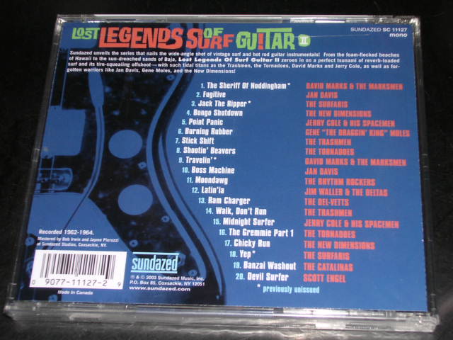 画像: V.A. - LOST LEGENDS OF SURF GUITAR II POINT PANIC! / 2003 US SEALED CD