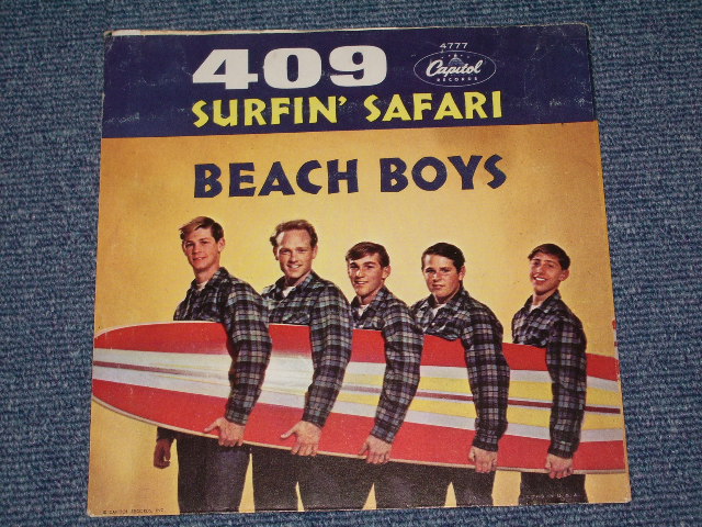 画像: THE BEACH BOYS -  SURFIN' SAFARI  (  GLOSSY PS )/ 1962 US  Original 7"Single  With PICTURE SLEEVE 