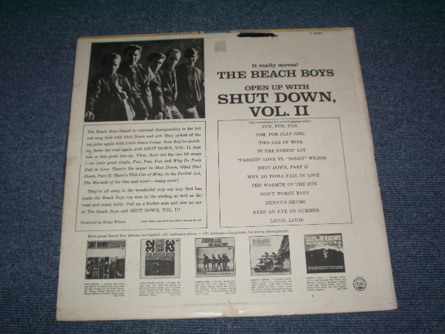 画像: The BEACH BOYS - SHUT DOWN VOLUME 2 ( Ex++ / MINT- ) / 1964 PHILIPPINES ORIGINALMONO   LP