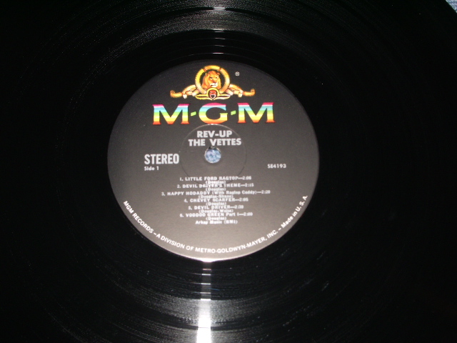 画像: THE VETTES - REV-UP (MINT/MINT )  / 1963 US ORIGINAL Stereo LP 