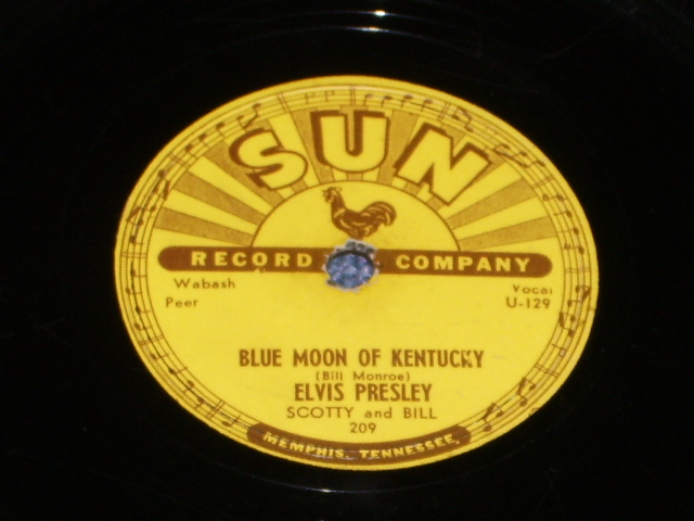 画像: ELVIS PRESLEY - THAT'S ALL RIGHT( DEBUT SINGLE ) / US ORIGINAL SUN 209 78rpm SP