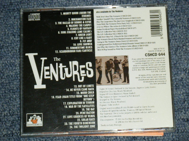 画像: THE VENTURES - FLIGHTS OF FANTASY + IN SPACE ( 2 in 1 )/ 1996  UK& EU Used CD 