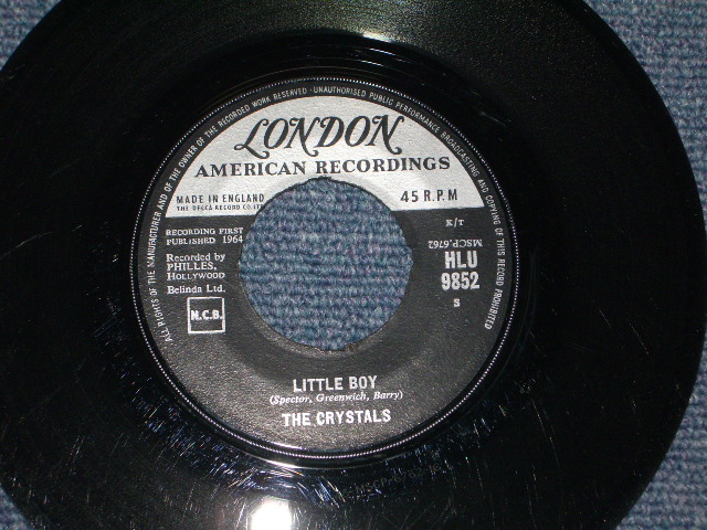 画像: THE CRYSTALS - I WONDER / LITTLE BOY ( UK ORIGINAL SUPER CLEAN  Ex/Ex) / 1964 UK ORIGINAL  7" SINGLE 