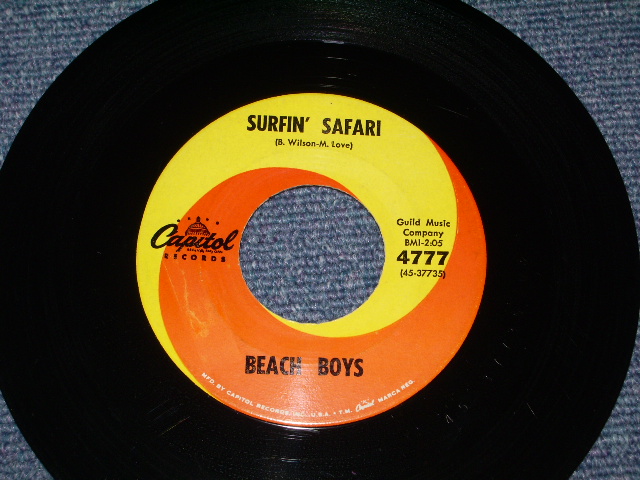 画像: THE BEACH BOYS -  SURFIN' SAFARI  (  GLOSSY PS )/ 1962 US  Original 7"Single  With PICTURE SLEEVE 