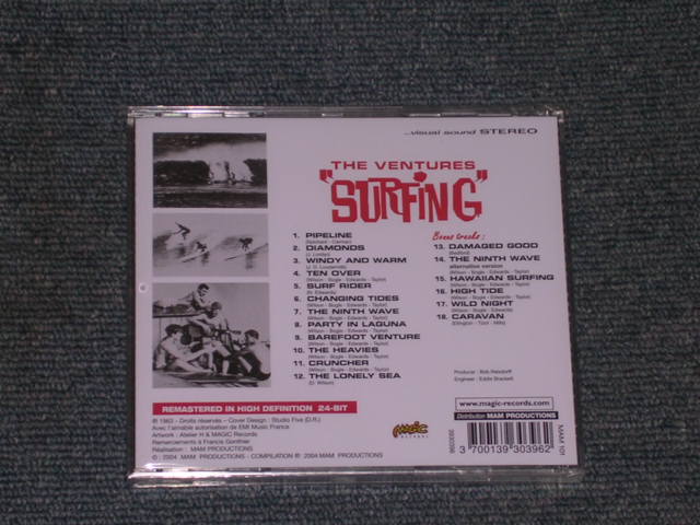 画像: THE VENTURES - SURFING ( ORIGINAL ALBUM + BONUS )  / 2009 VERSION FRENCH Regular Package SEALED  CD