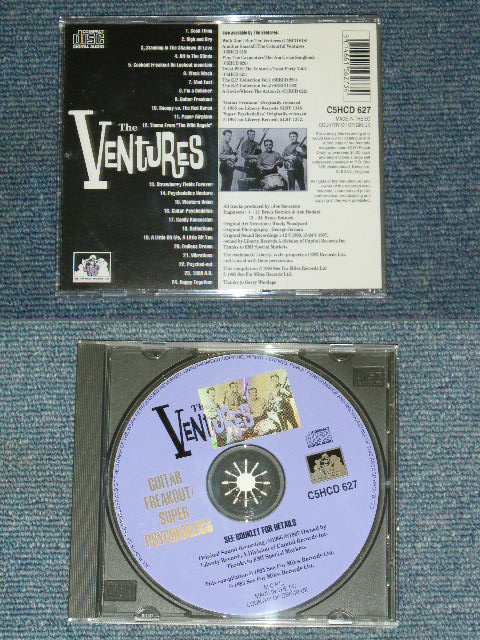 画像: THE VENTURES - GUITAR FREAKOUT + SUPER PSYCHEDELICS ( 2 in 1 )/ 1995  UK& EU Used CD 