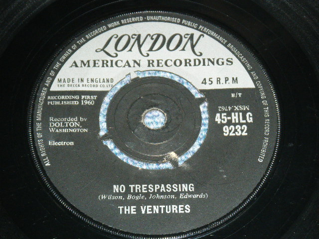 画像: THE VENTURES -PERFIDIA ( Ex/Ex ) / 1960 UK ORIGINAL 7" Single