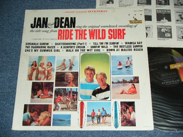 画像1: JAN & DEAN - RIDE THE WILD SURF ( Ex+ /MINT- )  / 1964 US ORIGINAL STEREO  LP 