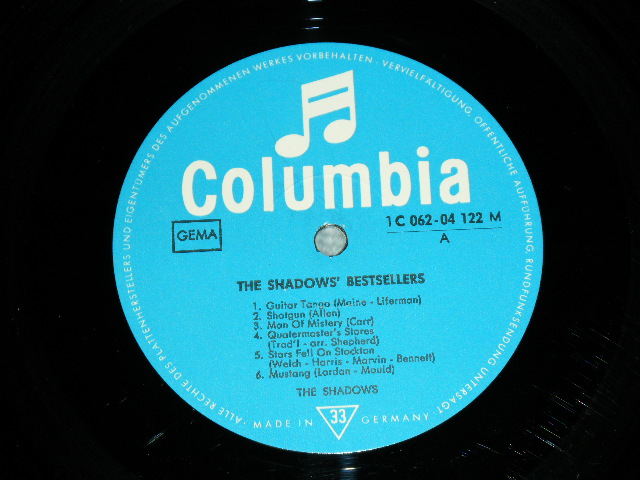 画像: THE SHADOWS - BEST SELLERS   ( Ex++/MINT- ) / 1970  WEST-GERMANY REISSUE Used LP 