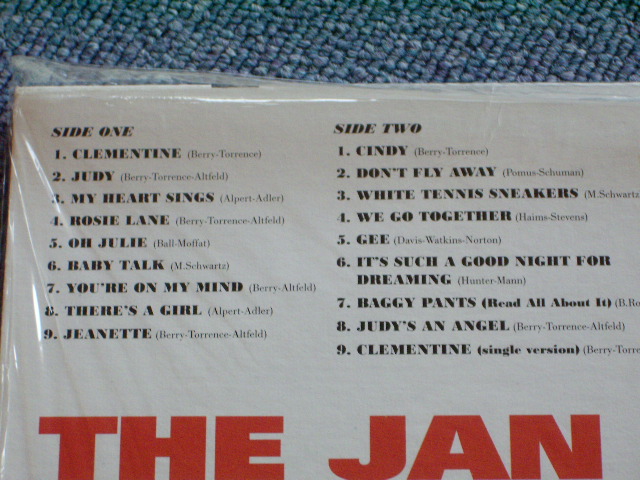 画像: JAN and DEAN -THE JAN & DEAN SOUND. / 1996 US REISSUE SEALED LP With POSTER+COLORED WAX 