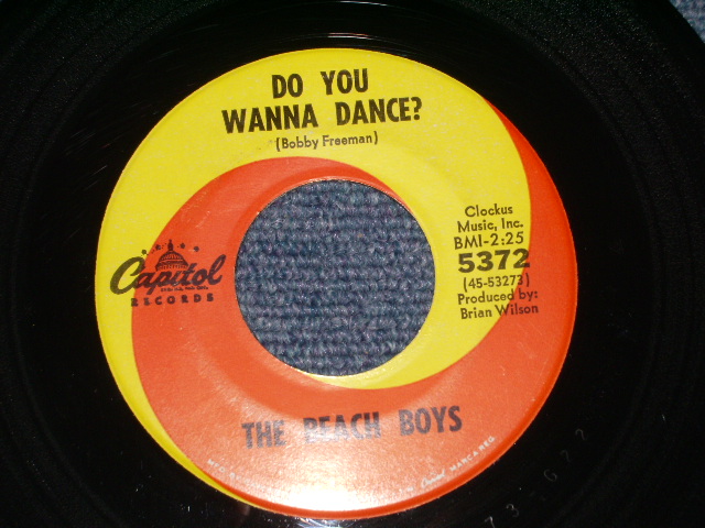 画像: THE BEACH BOYS - DO YOU WANNA DANCE?  ( STRAIGHT-CUT Cover Ex++/Ex++ ) / 1965 US ORIGINAL 7" SINGLE With PICTURE SLEEVE 