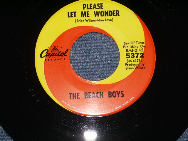 画像: THE BEACH BOYS - DO YOU WANNA DANCE?  ( STRAIGHT-CUT Cover Ex++/Ex+++ ) / 1965 US ORIGINAL 7" SINGLE With PICTURE SLEEVE 