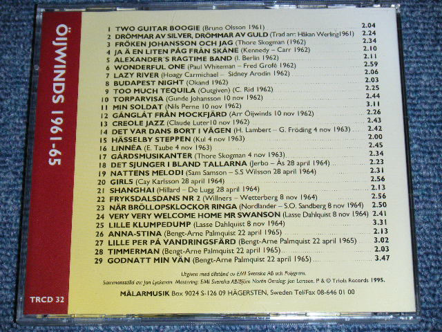 画像: OIJWINDS  Öijwinds - 1961-65 (NEW) / 1995 SWEDEN ORIGINAL "BRAND NEW" CD 