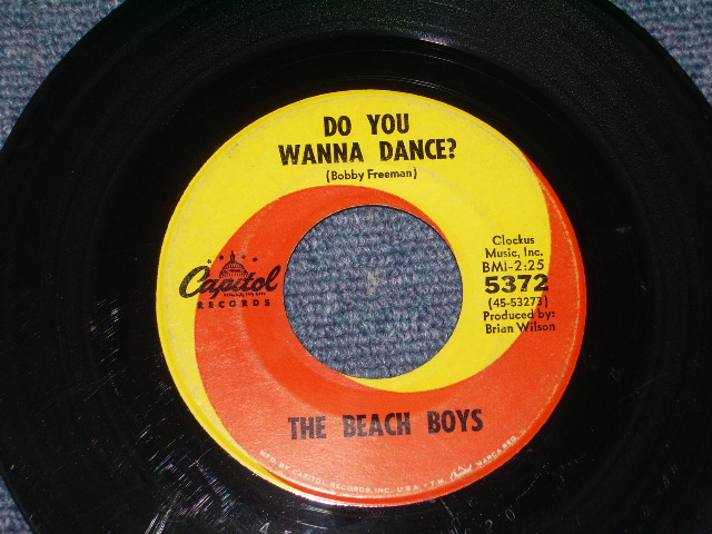 画像: THE BEACH BOYS - DO YOU WANNA DANCE?  ( STRAIGHT-CUT Cover Ex/VG++ ) / 1965 US ORIGINAL 7" SINGLE With PICTURE SLEEVE 