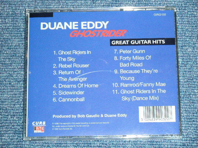 画像: DUANE EDDY - GHOSTRIDER : GREAT GUITAR HITS / 1996 US  Brand New  CD 