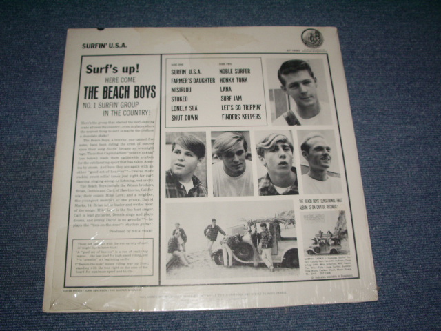 画像: The BEACH BOYS - SURFIN' USA ( FC)MINT-,BC)Ex / Ex+++ ) / 1963 US ORIGINAL STEREO LP