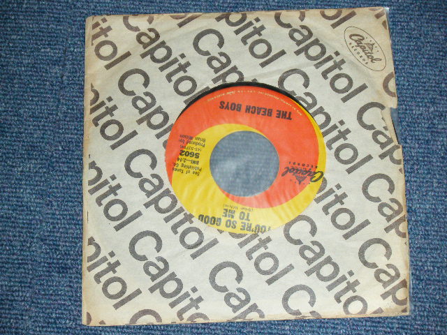 画像: THE BEACH BOYS - SLOOP JOHN B.   ( MATRIX F1 / F1 ) / 1966 US ORIGINAL 7" SINGLE