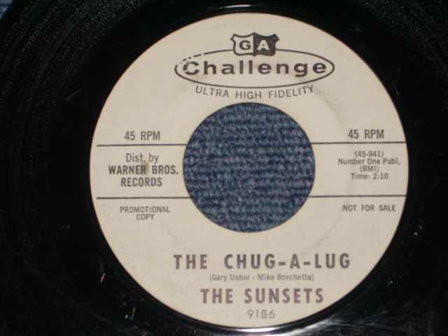 画像: THE SUNSETS - C.C.CINDER ( Ex+/Ex+  ) / 1963 US ORIGINAL White Label Promo 7" Single 