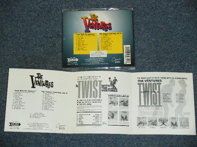 画像: THE VENTURES - TWIST WITH + TWIST PARTY VOL.2 ( 2 in 1+ BONUS TRACK ) / 1996 US ORIGINAL Used CD 