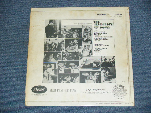 画像: The BEACH BOYS - PET SOUNDS ( Ex+/Ex+ ) / 1966 UK ORIGINAL MONO LP