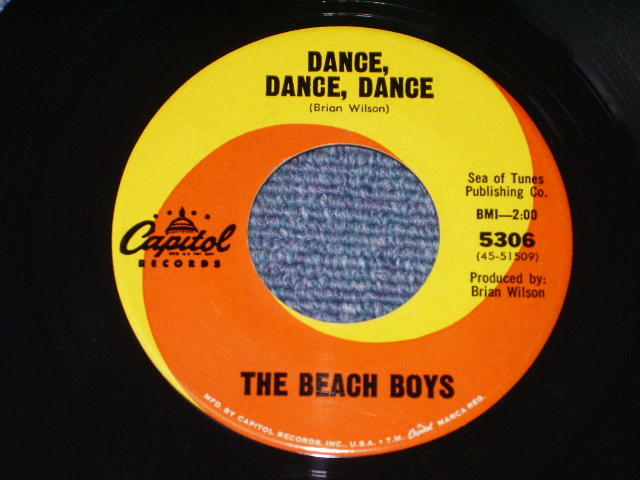 画像: THE BEACH BOYS - DANCE DANCE DANCE (HAND WRITING MATRIX NUMBER by 2nd PRESS??? ) /  1964 US  Original   7"Single With Picture Sleeve  